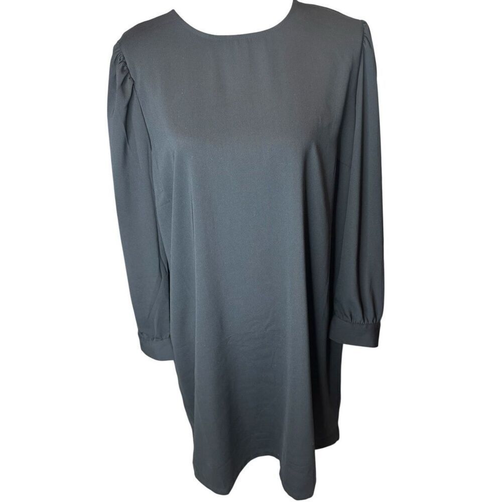 Old Navy Women's Long Sleeve Shirt Tunic Dress Little Black Dress Sz XL Capsule